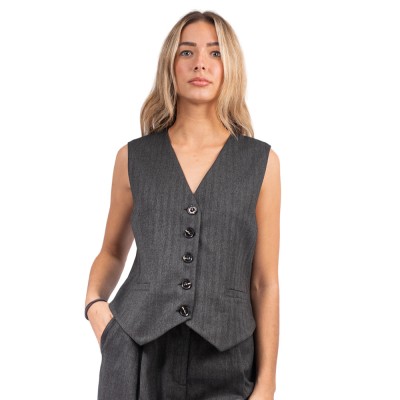 4Tailors In Motion Vest (FW24-185 GREY)