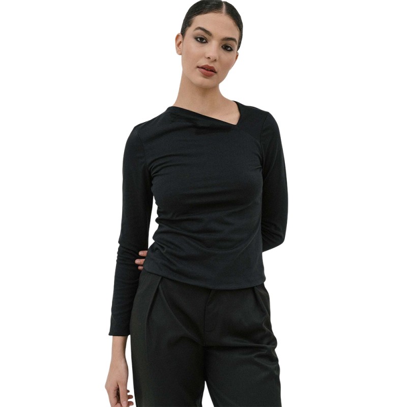 4Tailors The Extra Hot Top (FW25-052 BLACK)