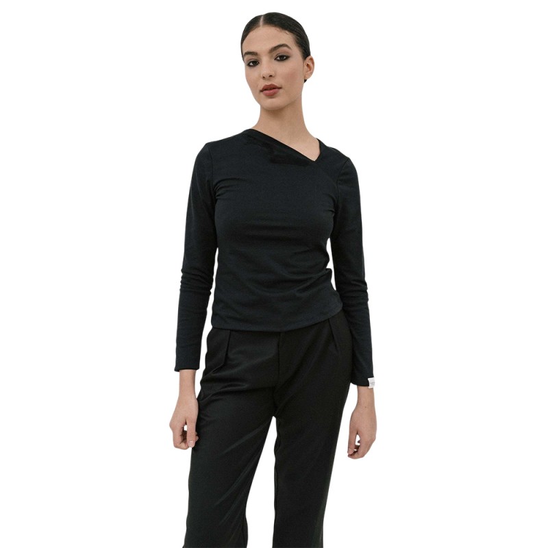 4Tailors The Extra Hot Top (FW25-052 BLACK)