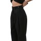 4Tailors The Sweet Heat Wide Leg Pants (FW25-121 BLACK)