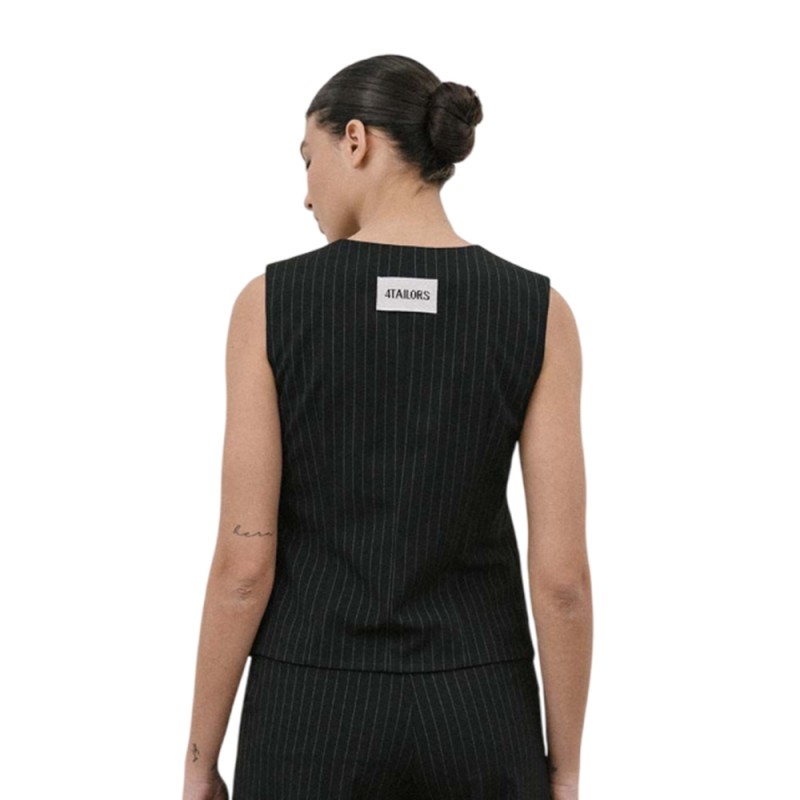 4Tailors The Sweet Heat Vest (FW25-123 BLACK)