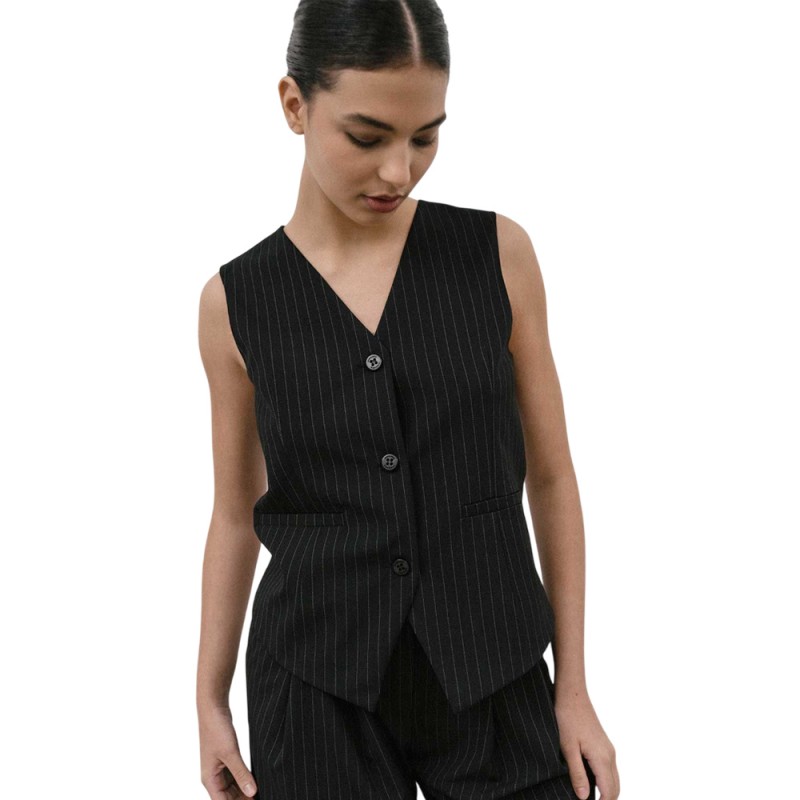 4Tailors The Sweet Heat Vest (FW25-123 BLACK)