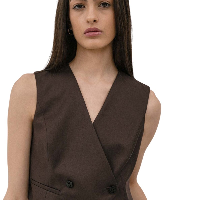 4Tailors The Armor Vest Brown (FW25-275 BROWN)