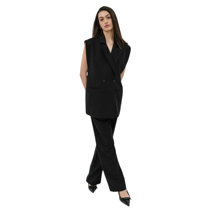 4Tailors The Spice It Up Straight Leg Pants (FW25-431 BLACK)