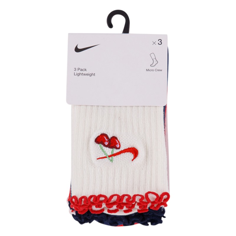 Nike CHERRY LETTUCE MICRO CREW 3PK (GN1339-W8K)