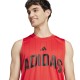 Adidas Sportswear Ανδρικό Αμάνικο T-Shirt Κόκκινο (JC8442)