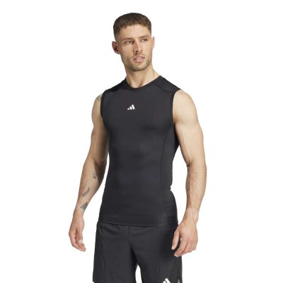 Adidas TECHFIT Compression Training Sleeveless T-Shirt (JE6694)