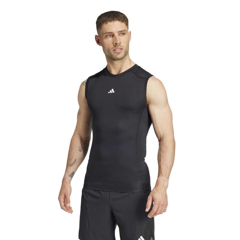 Adidas TECHFIT Compression Training Sleeveless T-Shirt (JE6694)