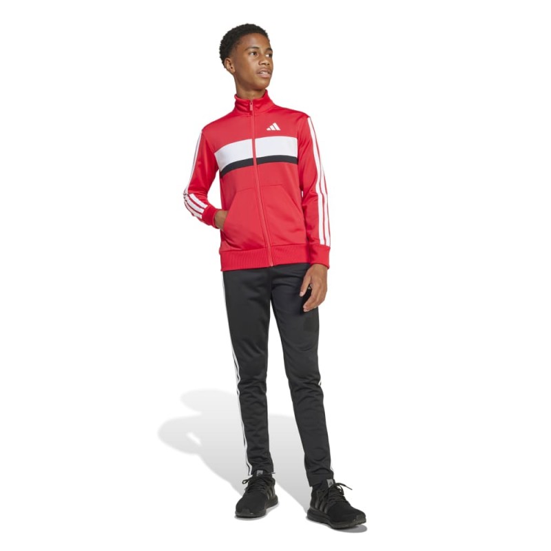 Adidas SEASONAL ESSENTIALS TIBERIO 3 STRIPES TRICOT TRACKSUIT (JI6214)