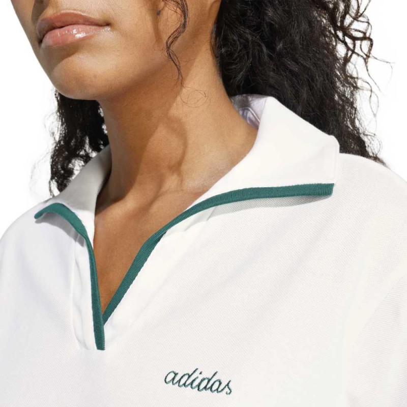 Adidas Seasonal Essentials Colorpop Polo with Embroidered Graphic (JZ0191)