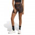 Adida Seasonal Essentials Leopard Print Biker Shorts with 3-Stripes (JZ0201)