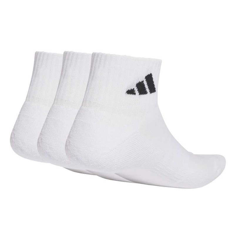 Adidas CUSHIONED SPORTSWEAR ANKLE SOCKS 3 PAIR PACK (JZ0523)