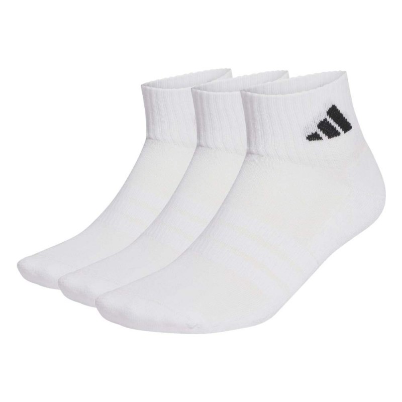 Adidas CUSHIONED SPORTSWEAR ANKLE SOCKS 3 PAIR PACK (JZ0523)