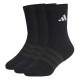 Adidas CUSHIONED SPORTSWEAR CREW SOCKS 3 PAIR PACK (JZ0527)
