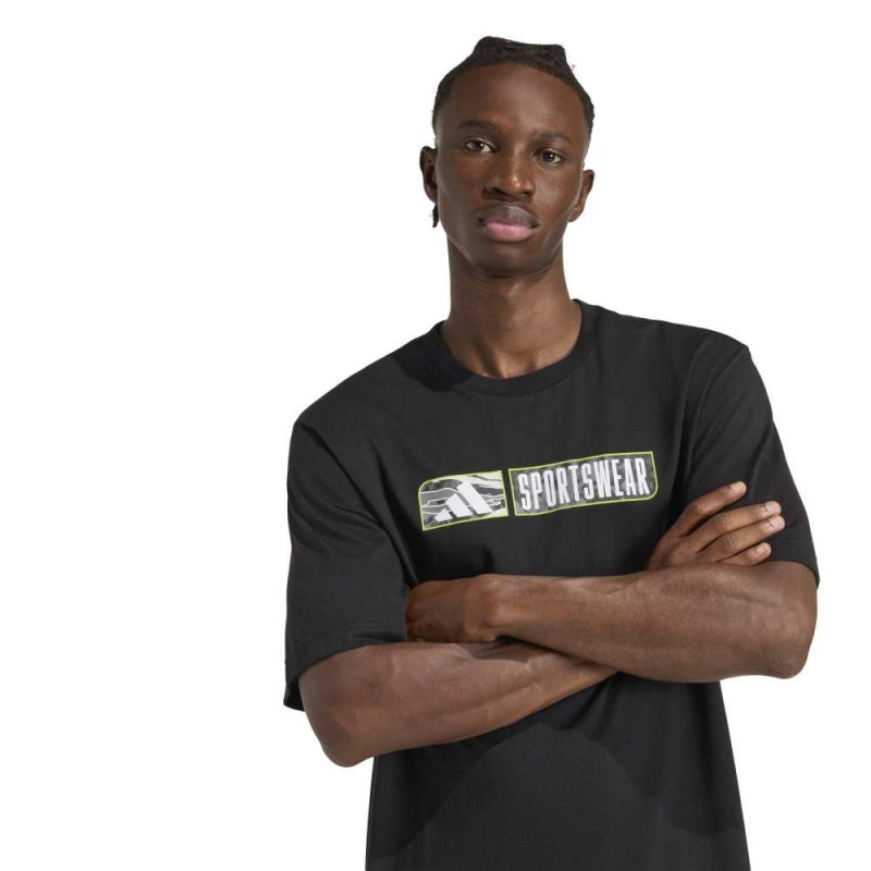 Adidas CLIMACOOL CAMO LINEAR GRAPHIC T-SHIRT (JZ7490)