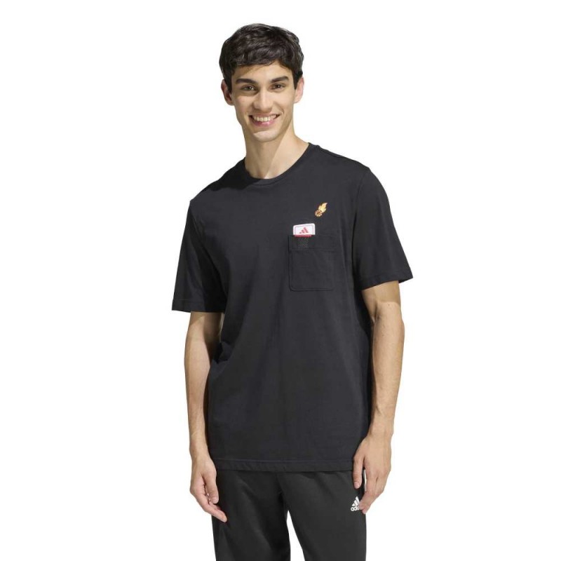 Adidas MINI EMBROIDERY BASKETBALL GRAPHIC T-SHIRT (KB2526)