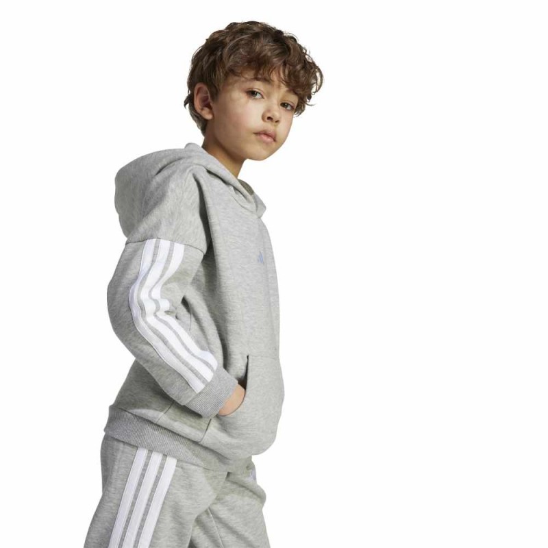 Adidas LITTLE KIDS 3 STRIPES ESSENTIALS FLEECE TRACKSUIT (KB7808)