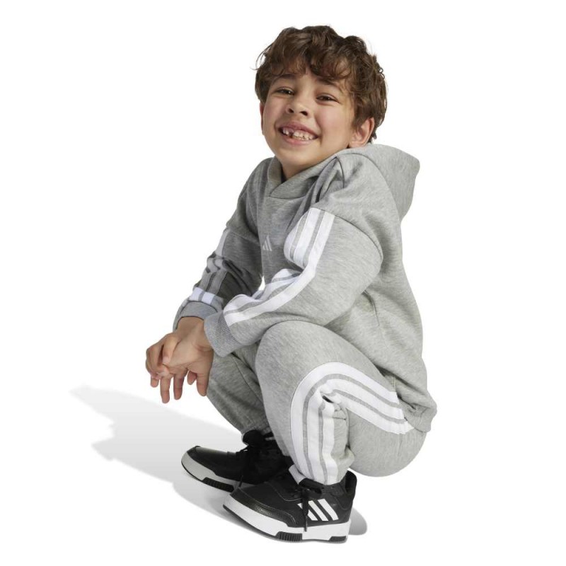 Adidas LITTLE KIDS 3 STRIPES ESSENTIALS FLEECE TRACKSUIT (KB7808)