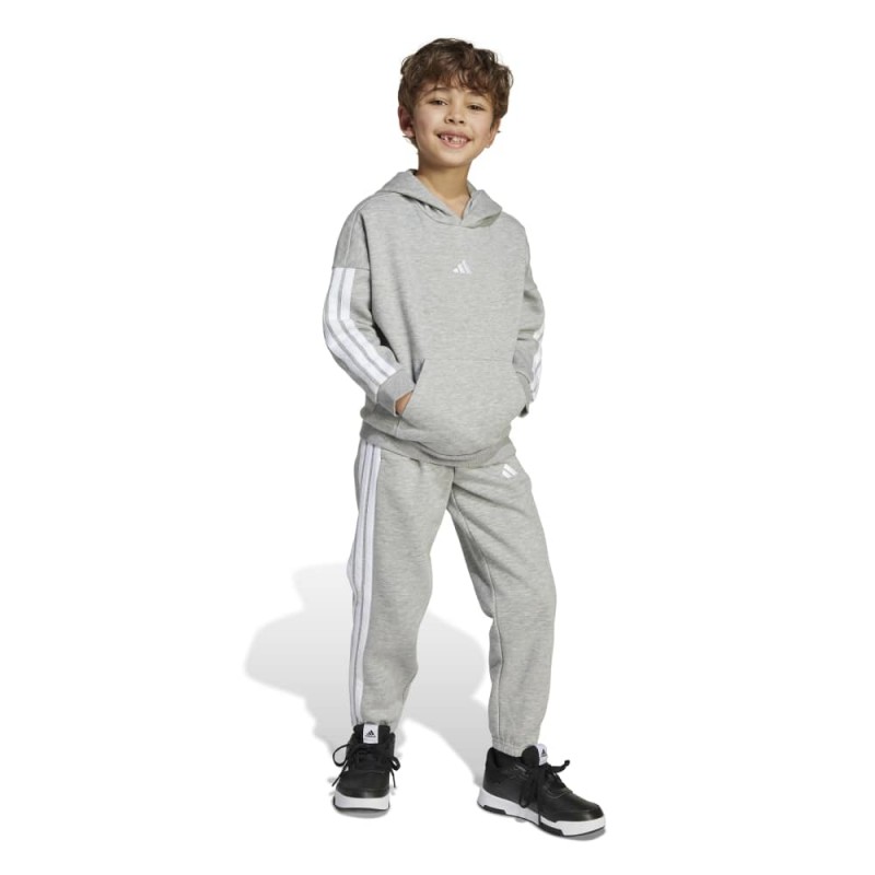 Adidas LITTLE KIDS 3 STRIPES ESSENTIALS FLEECE TRACKSUIT (KB7808)