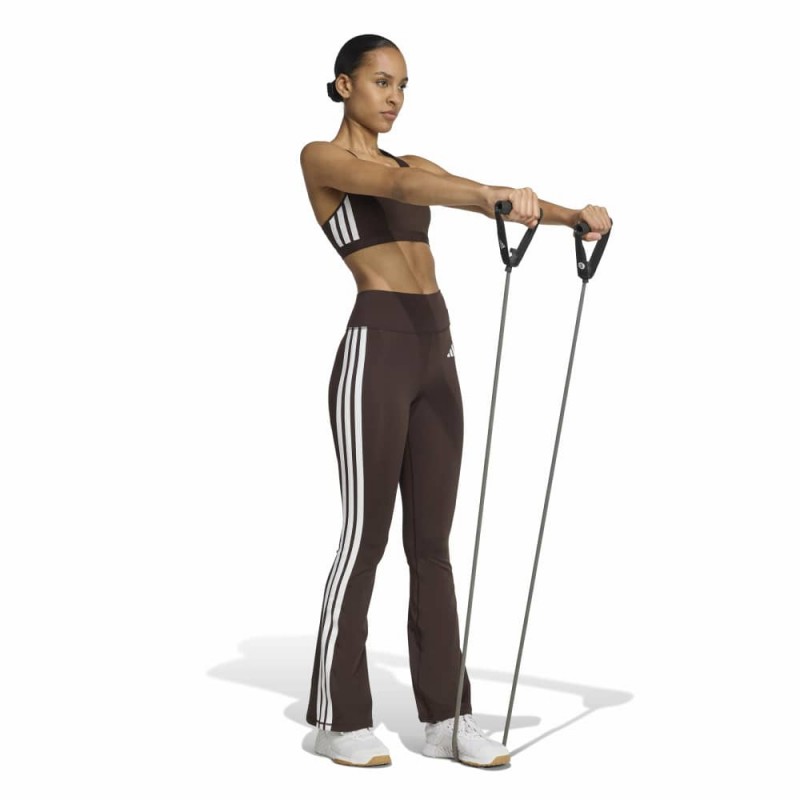 Adidas Optime Essentials Workout 3-Stripes Flared Leggings (KC7868)