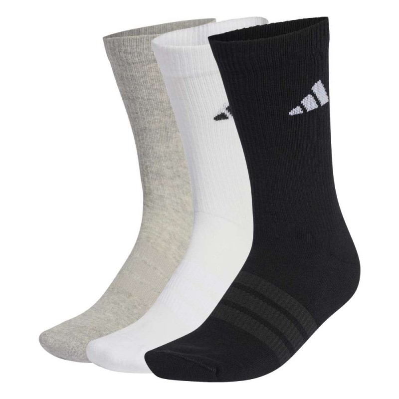 Adidas CUSHIONED SPORTSWEAR CREW SOCKS 3 PAIR PACK (KC9624)