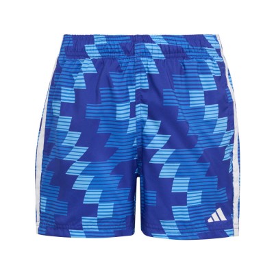 Adidas Football-Inspired Graphic Swim Shorts (KD5350)