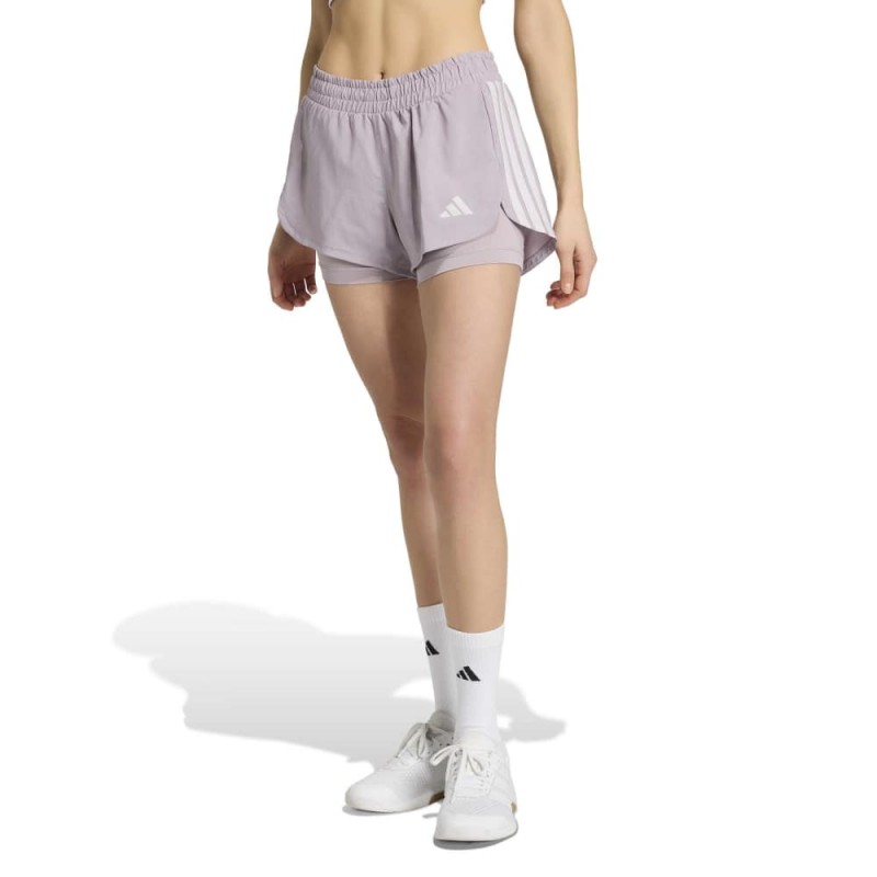 Adidas Pacer Workout Woven 2in1 Shorts (KD9749)