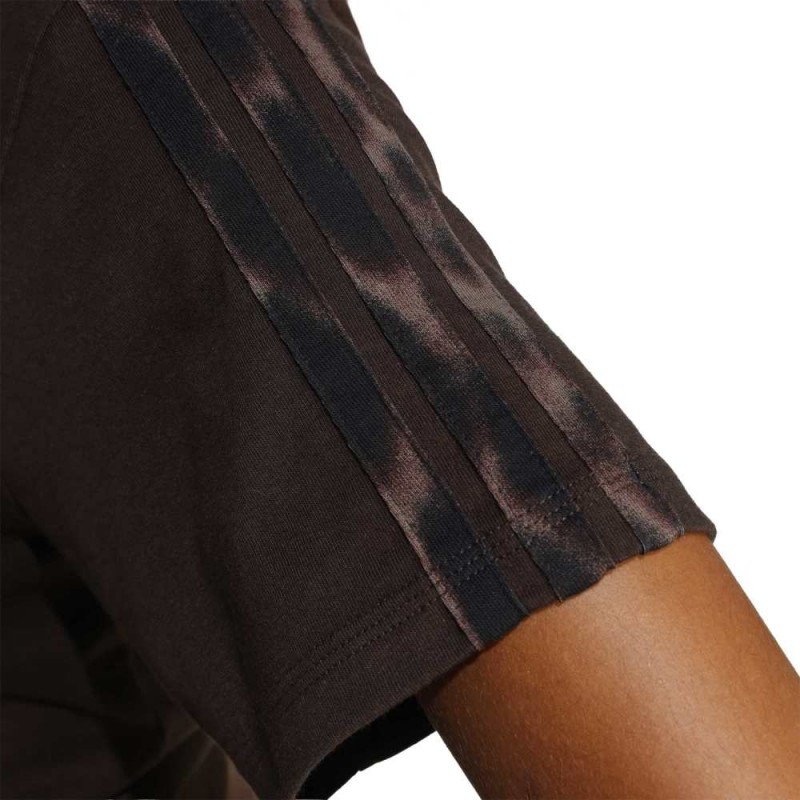 Adidas Seasonal Essentials Leopard Print T-Shirt with 3-Stripes (KE8830)