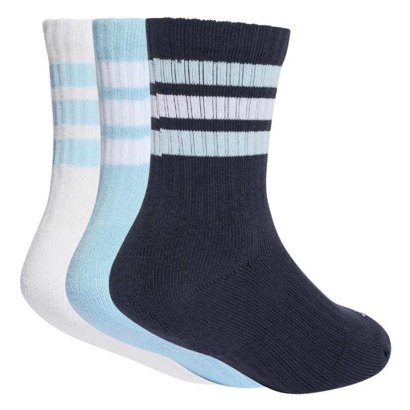 Adidas 3STRIPES CUSHIONED SPORTSWEAR CREW SOCKS 3 PAIR PACK (KF0155)
