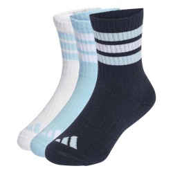 Adidas 3STRIPES CUSHIONED SPORTSWEAR CREW SOCKS 3 PAIR PACK (KF0155)