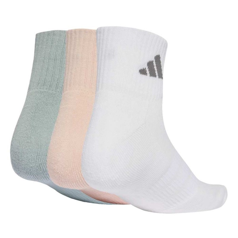 Adidas CUSHIONED SPORTSWEAR ANKLE SOCKS 3 PAIR PACK (KG3654)
