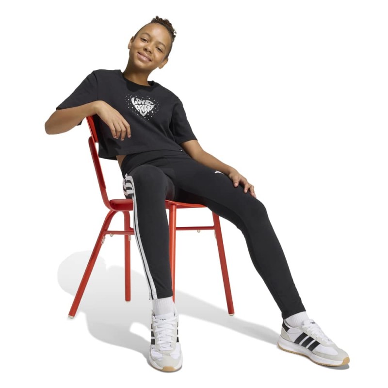 Adidas EVERYDAY GLAM CROPPED GRAPHIC T-SHIRT JUNIOR (KG9226)