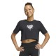 Adidas EVERYDAY GLAM CROPPED GRAPHIC T-SHIRT JUNIOR (KG9226)