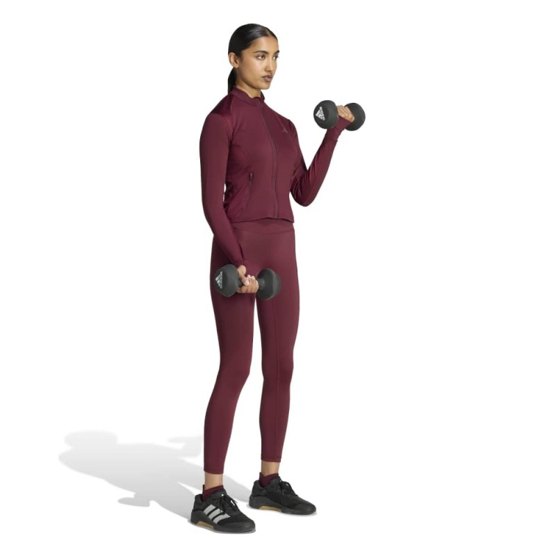 Adidas PrimeLift Essentials Workout Shine Zip Jacket (KQ9686)