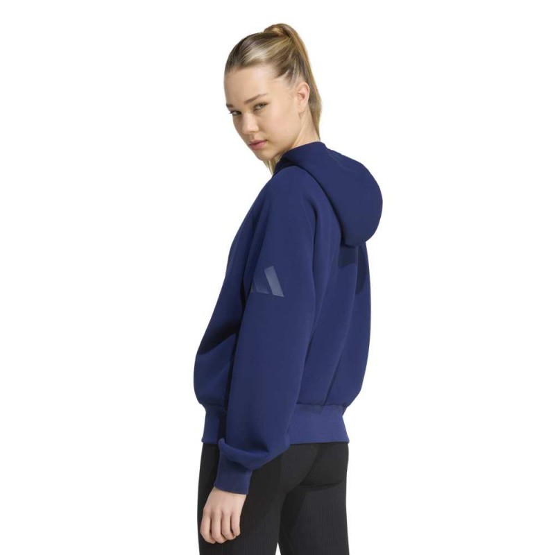 Adidas Soft Lux Full-Zip Hoodie (KR2747)