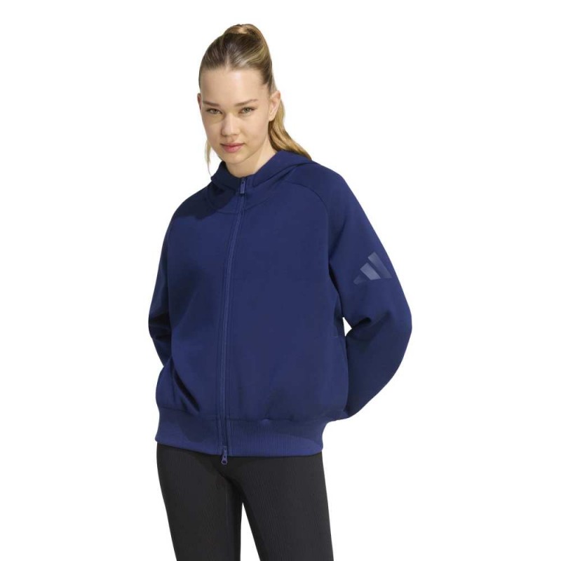 Adidas Soft Lux Full-Zip Hoodie (KR2747)