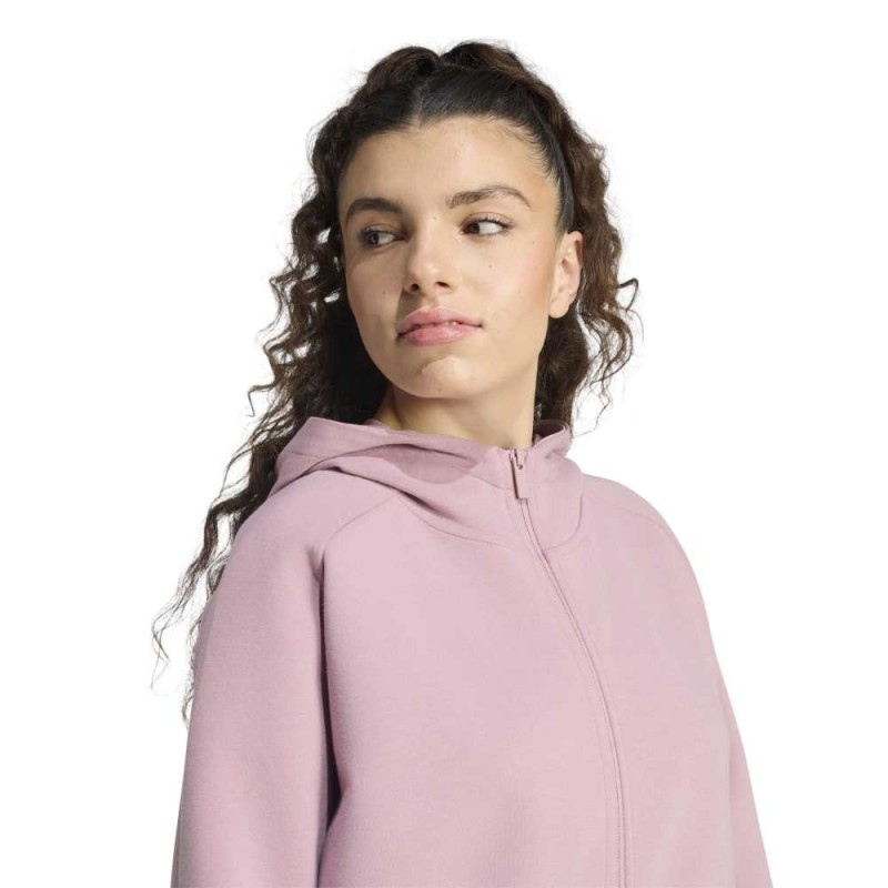 Adidas Soft Lux Full-Zip Hoodie (KR2748)