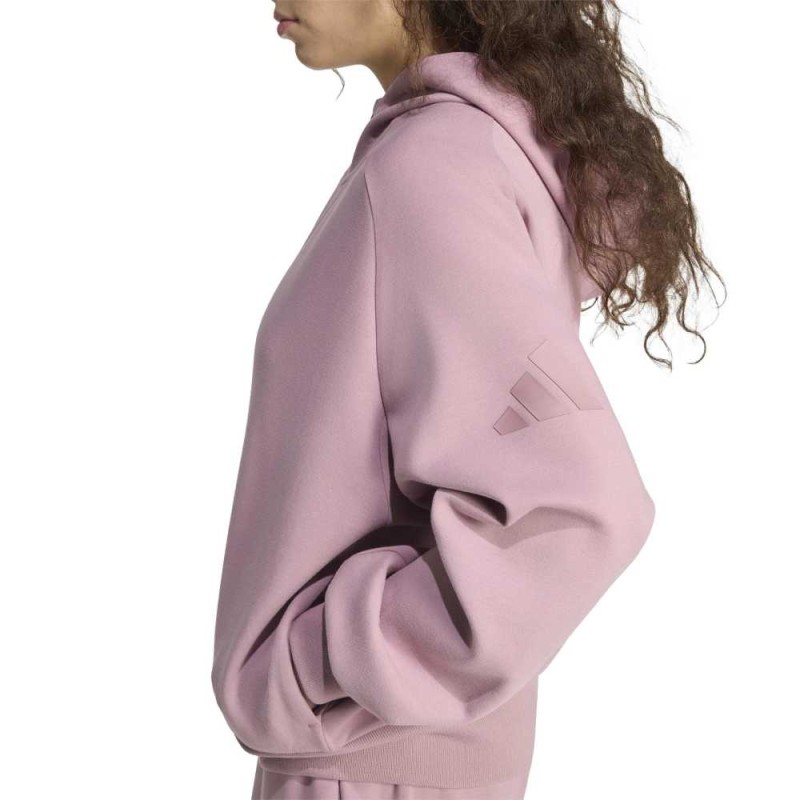 Adidas Soft Lux Full-Zip Hoodie (KR2748)