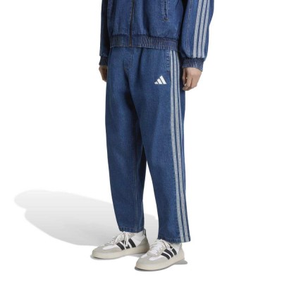 Adidas Stadium Regular Fit Denim Full Length Open Hem Track Pants (KV8348)