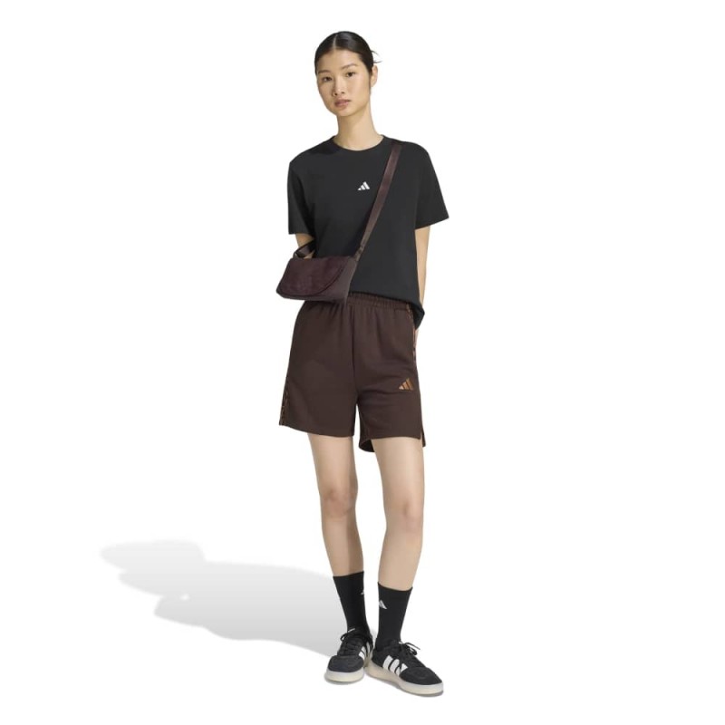 Adidas Seasonal Essentials 3-Stripes Animal Print Shorts (KV9301)