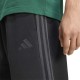 Adidas Essentials 3-Stripes Fleece Tapered Cuffed Pants (KY4124)