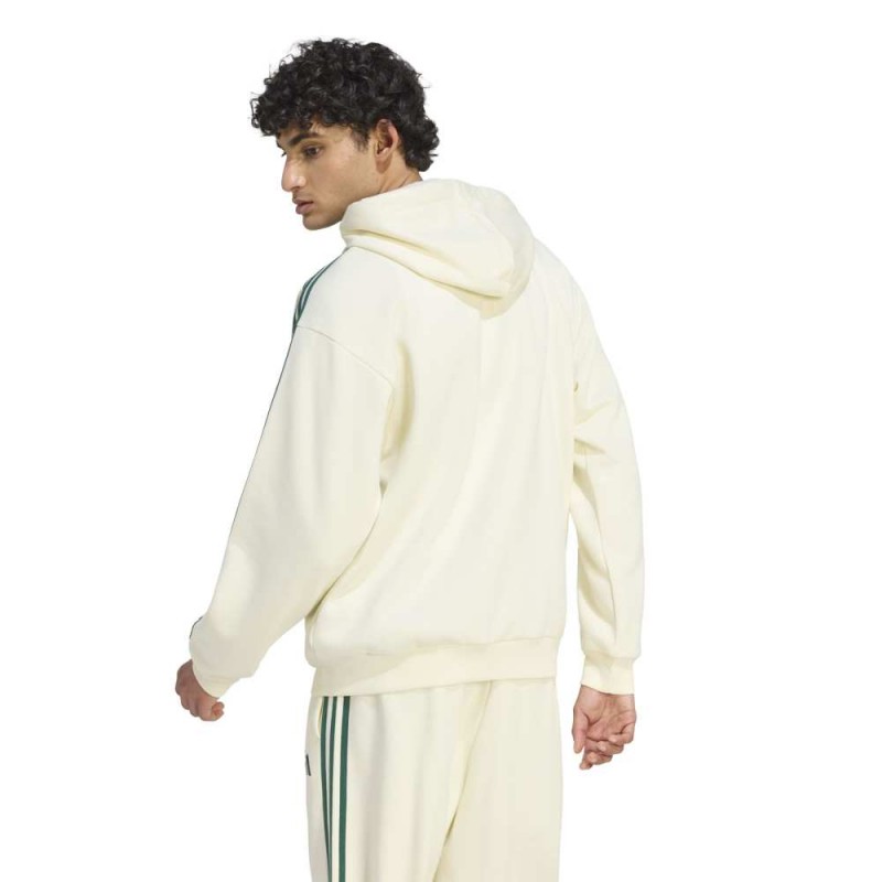 Adidas Essentials 3-Stripes Fleece Full-Zip Hoodie (KY4149)