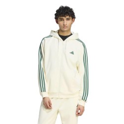 Adidas Essentials 3-Stripes Fleece Full-Zip Hoodie (KY4149)