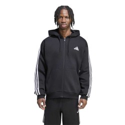 Adidas Essentials 3-Stripes Fleece Full-Zip Hoodie (KY6559)