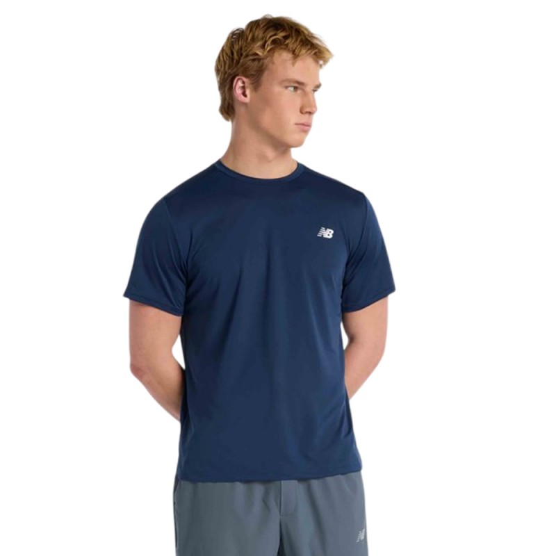 New Balance ΜΠΛΟΥΖΑ SPORT SHORT SLEEVE T-SHIRT (MT51801 BLUE)