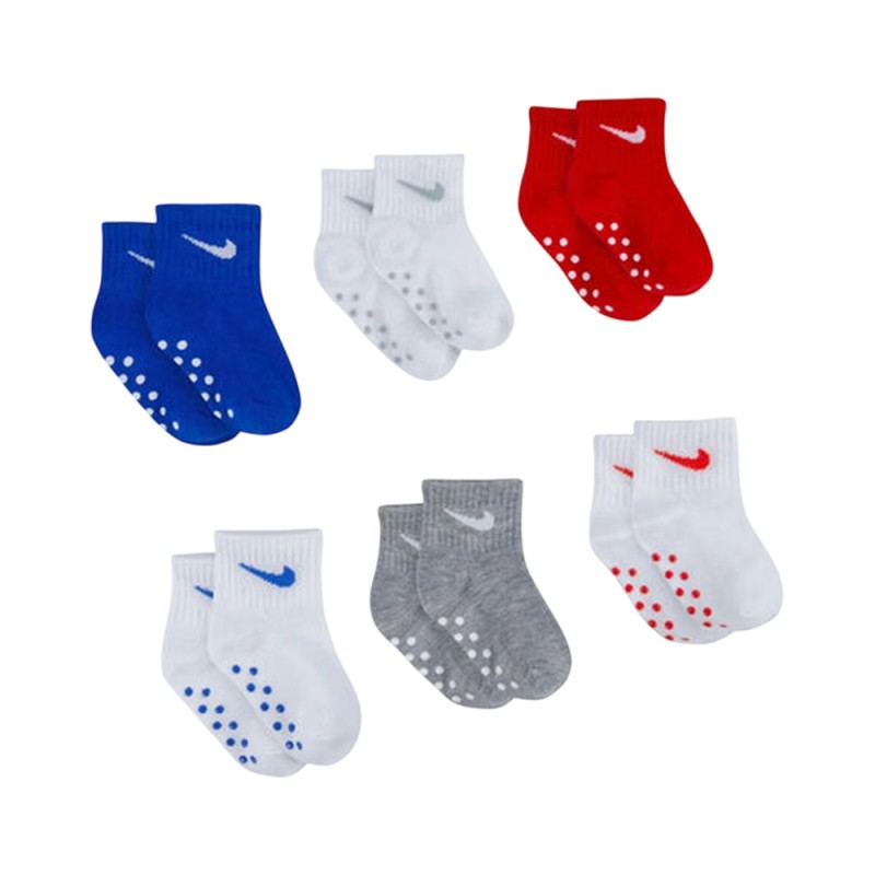 Nike POP COLOR GRIPPER INFANT/TODDLER ANKLE 6PK (NN0570-U89)