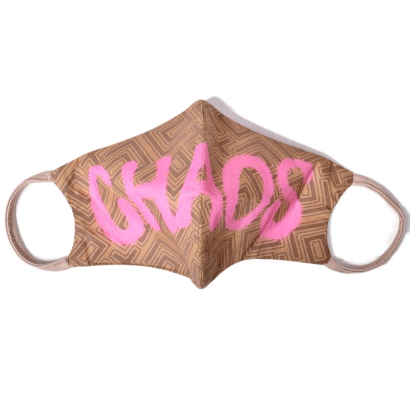 Peace and Chaos MOTIF FACE MASK (S20022 TYPOS)