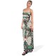 Peace and Chaos FOLIAGE SILKY DRAPE MAXI DRESS (S24950 TYPOS)