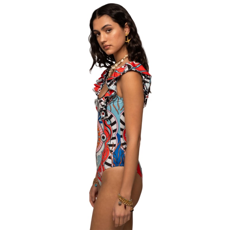 Peace and Chaos SURREALIST SWIMSUIT (S25100B TYPOS)