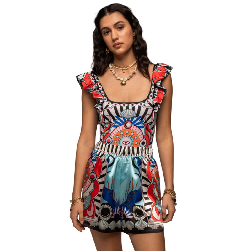 Peace and Chaos SURREALIST SWIMSUIT (S25100B TYPOS)